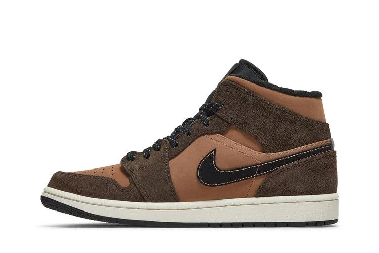 Кроссовки Air Jordan 1 Mid SE 'Dark Chocolate'