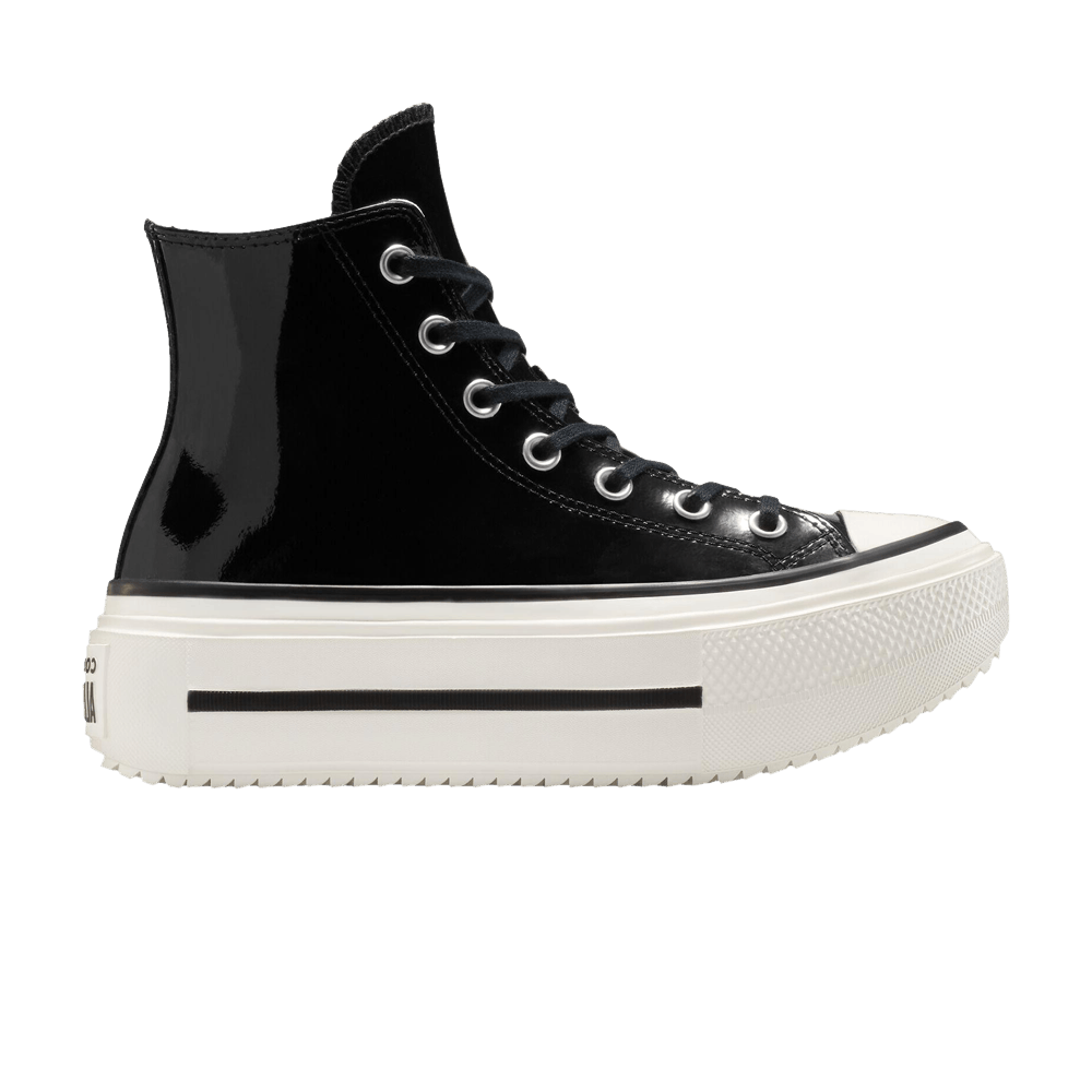 Кроссовки Converse Wmns Chuck Taylor All Star Lift Double Stack Platform High 'Black Patent Leather'