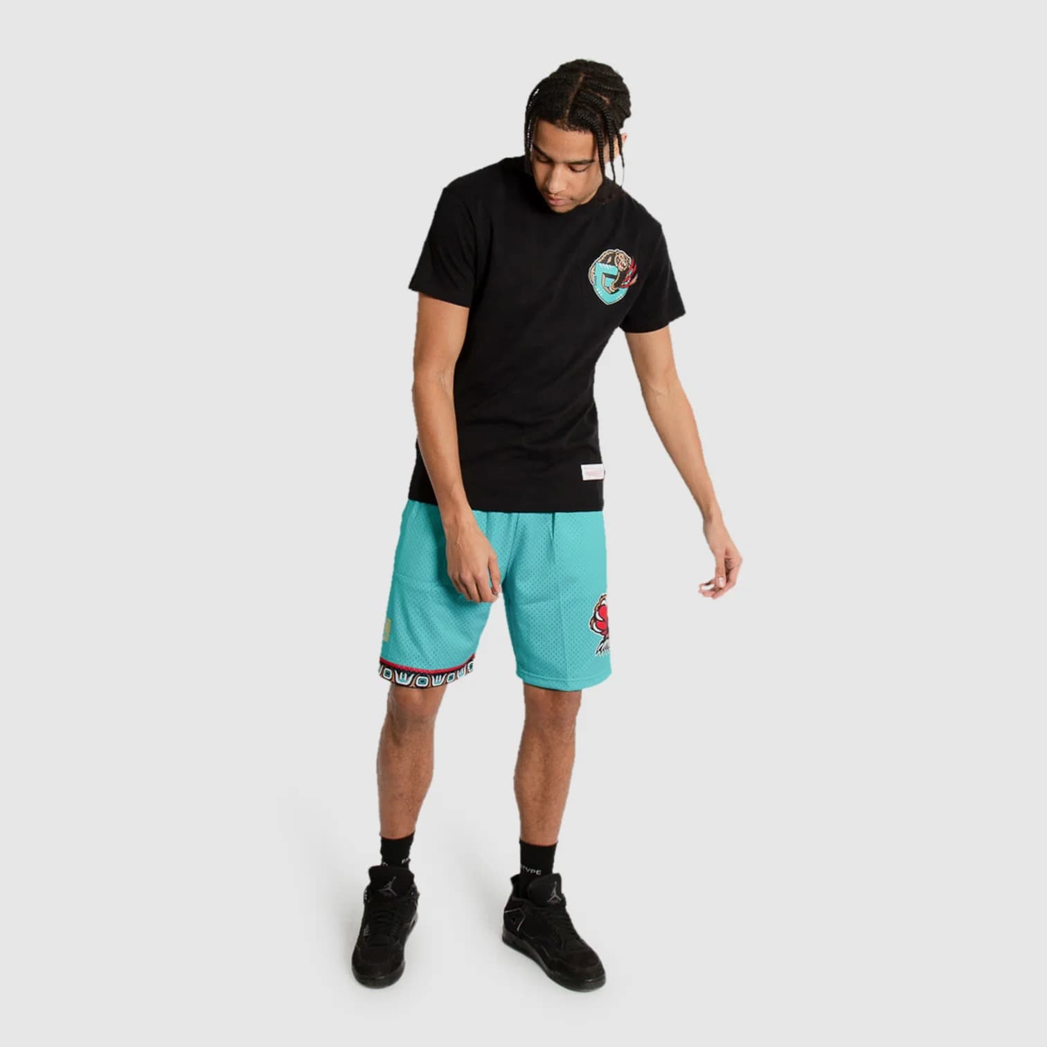 Спортивные шорты Mitchell & Ness Vancouver Grizzlies 1996-97 Hardwood Classics Throwback Swingman NBA Shorts