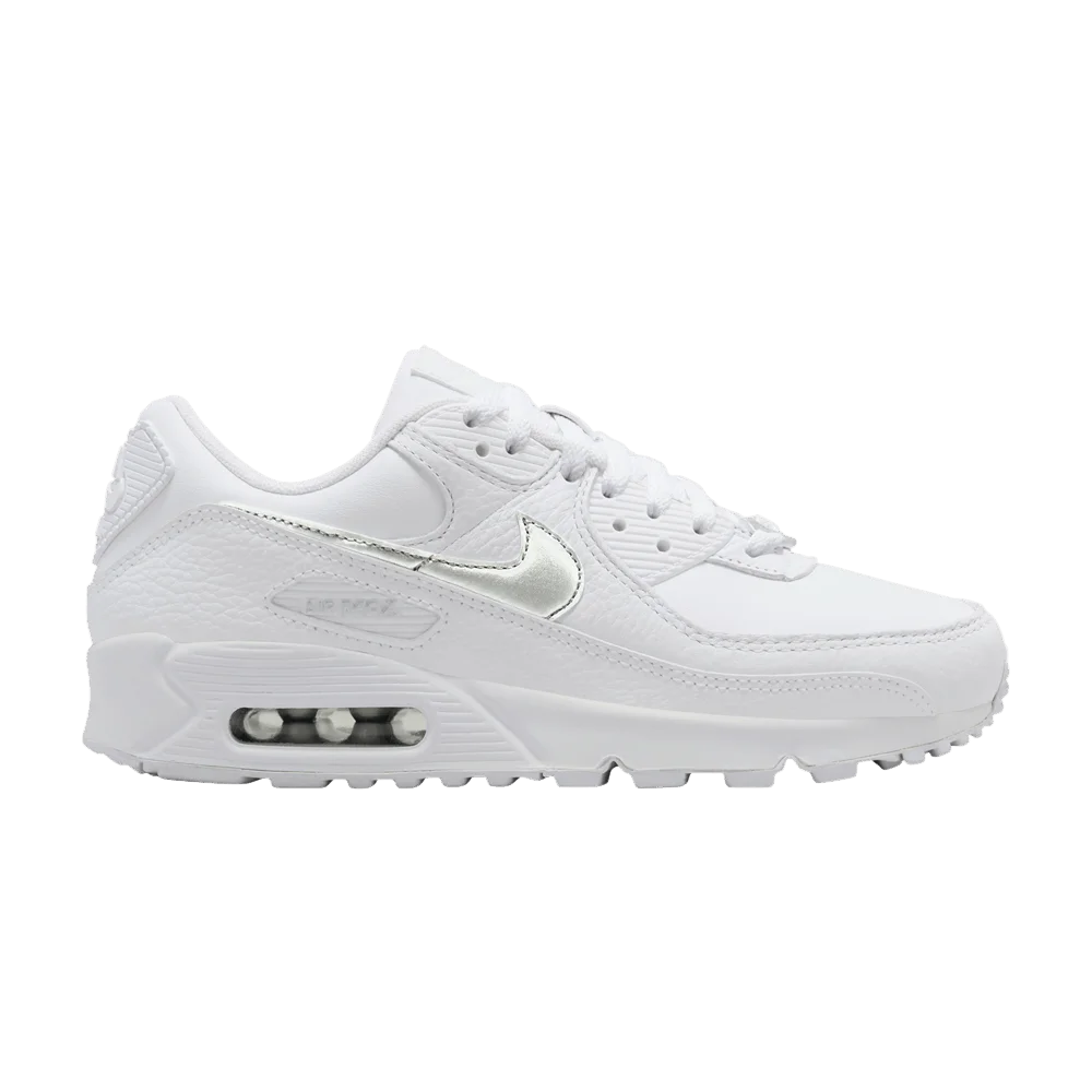 Krossovki-Nike-Wmns-Air-Max-90-White-Metallic-Silver