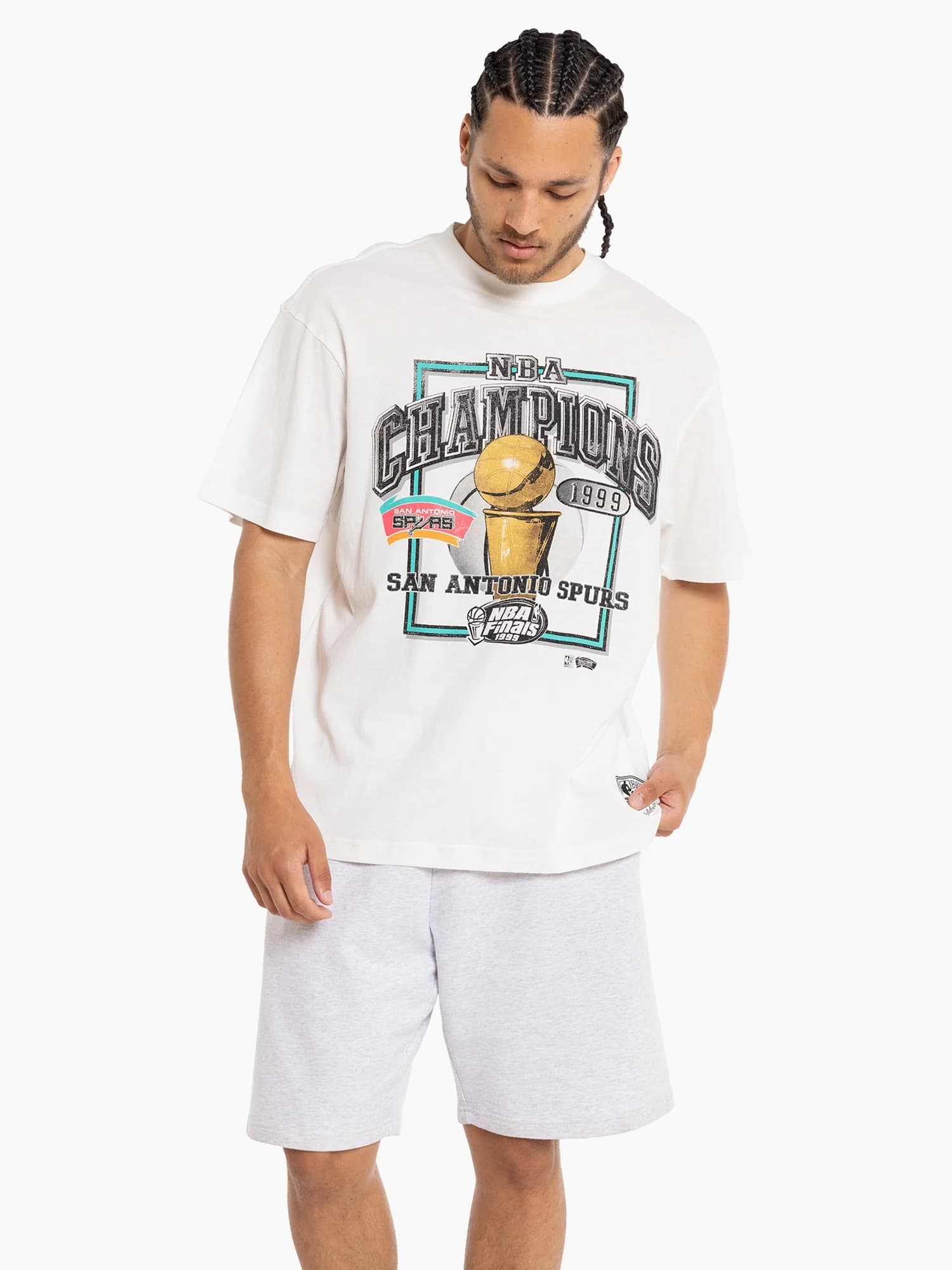 Футболка Mitchell & Ness San Antonio Spurs 1999 Champions Vintage T-Shirt