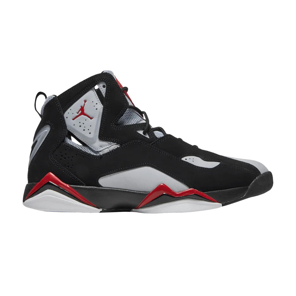Krossovki-Air-Jordan-True-Flight-Black-Red-Grey