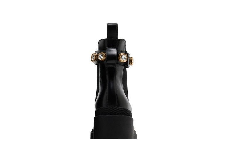 Кроссовки Gucci Wmns Leather Ankle Boot 'Belt - Black'
