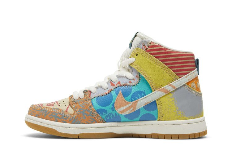 Кроссовки Thomas Campbell x Nike SB Dunk High 'What The'