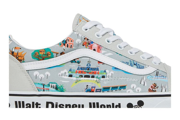 Disney x Vans Old Skool '50th Anniversary - Disney Park Map'