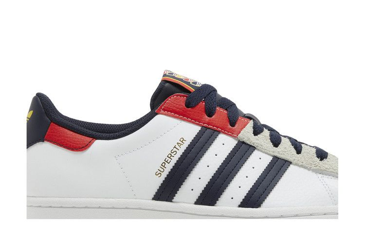 Кроссовки adidas Superstar 'Legend Ink Red'