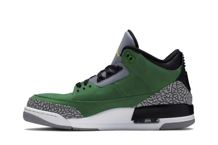 Кроссовки Air Jordan 3 Retro 'Tinker - Oregon Ducks' PE