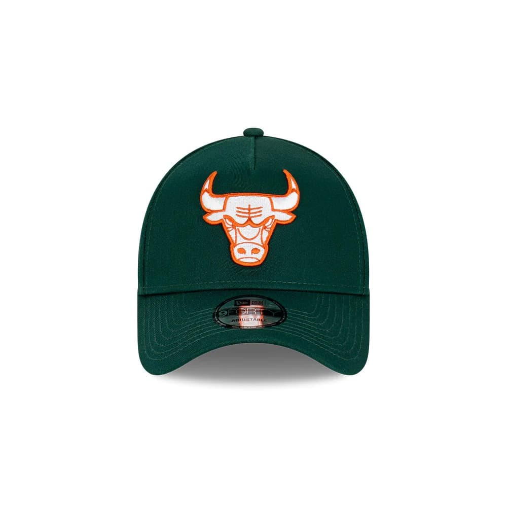 Бейсболка New Era Chicago Bulls 9FORTY A-Frame Copper Green NBA Snapback Hat