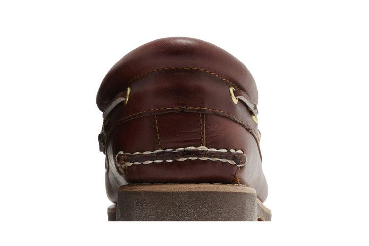 Кроссовки Timberland 3-Eye Lug Handsewn Boat 'Burgundy'