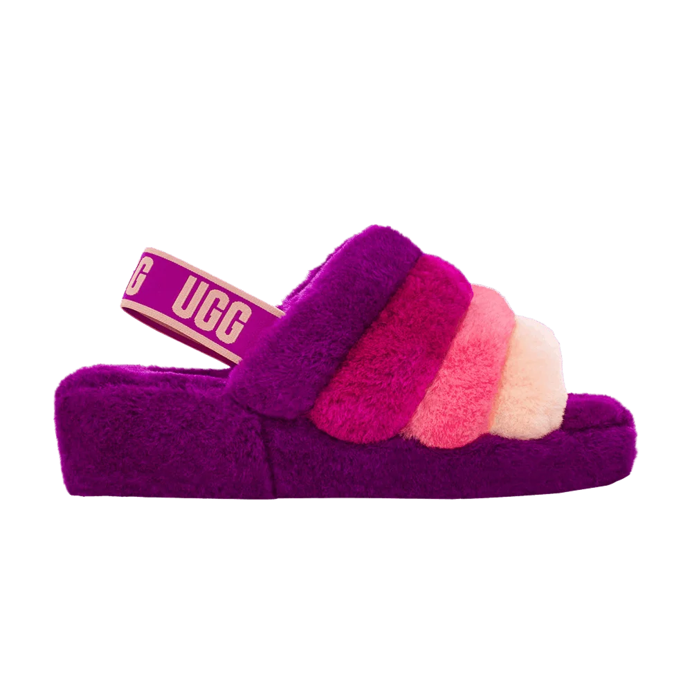UGG-Wmns-Fluff-Yeah-Slide-Berrylicious-Gradient