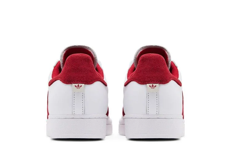 Кроссовки adidas Superstar 'Embroidered Red Stripes'