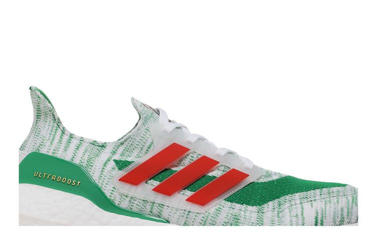Кроссовки Adidas UltraBoost 21 'White Green'