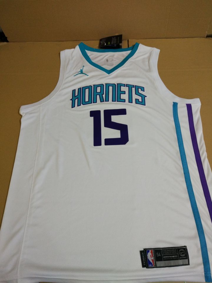 Баскетбольная джерси 2017-18 Kemba Walker Hornets #15 Association White