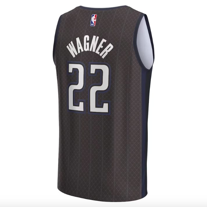 Баскетбольная джерси 2022-23 Orlando Magic #22 Franz Wagnery Fast Break City Black Jersey