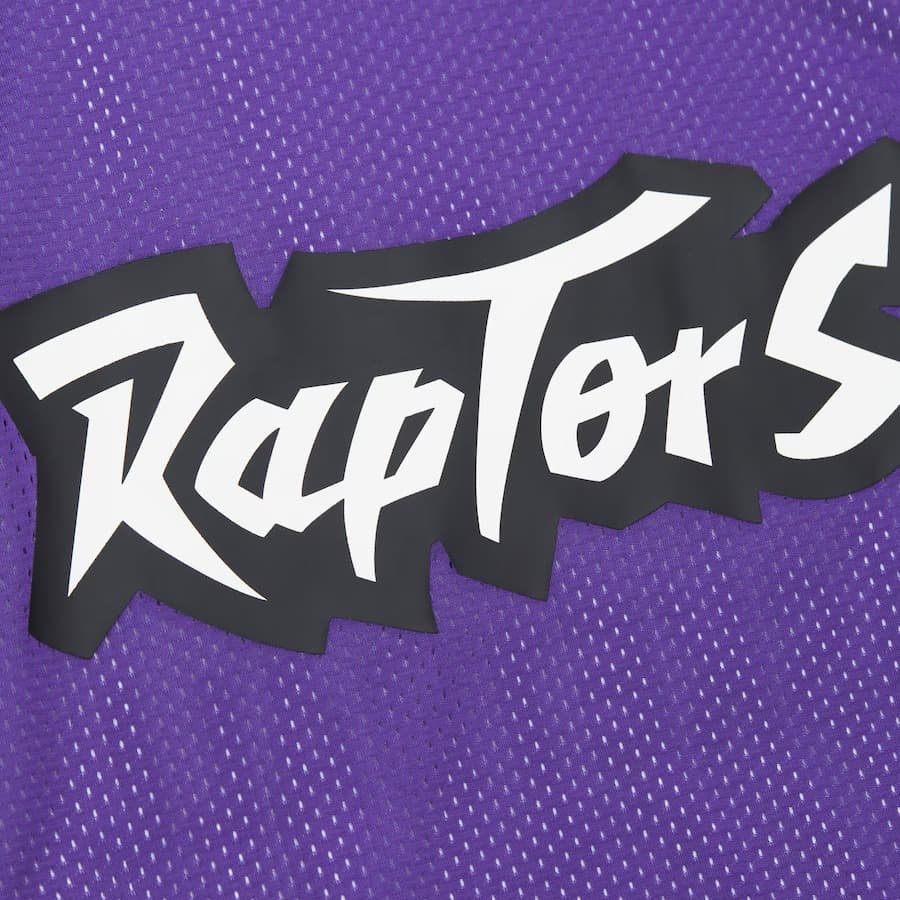 Майка Mitchell & Ness Purple Toronto Raptors Vintage Logo Mesh Practice Tank Top