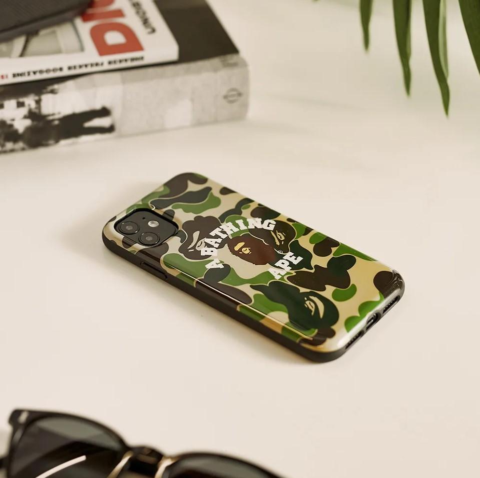 Защитный чехол BAPE ABC Camo College iPhone 11 Case Green