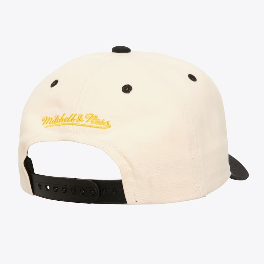 Бейсболка Mitchell & Ness Cream Pittsburgh Pirates Horizon Pro Crown Snapback Hat