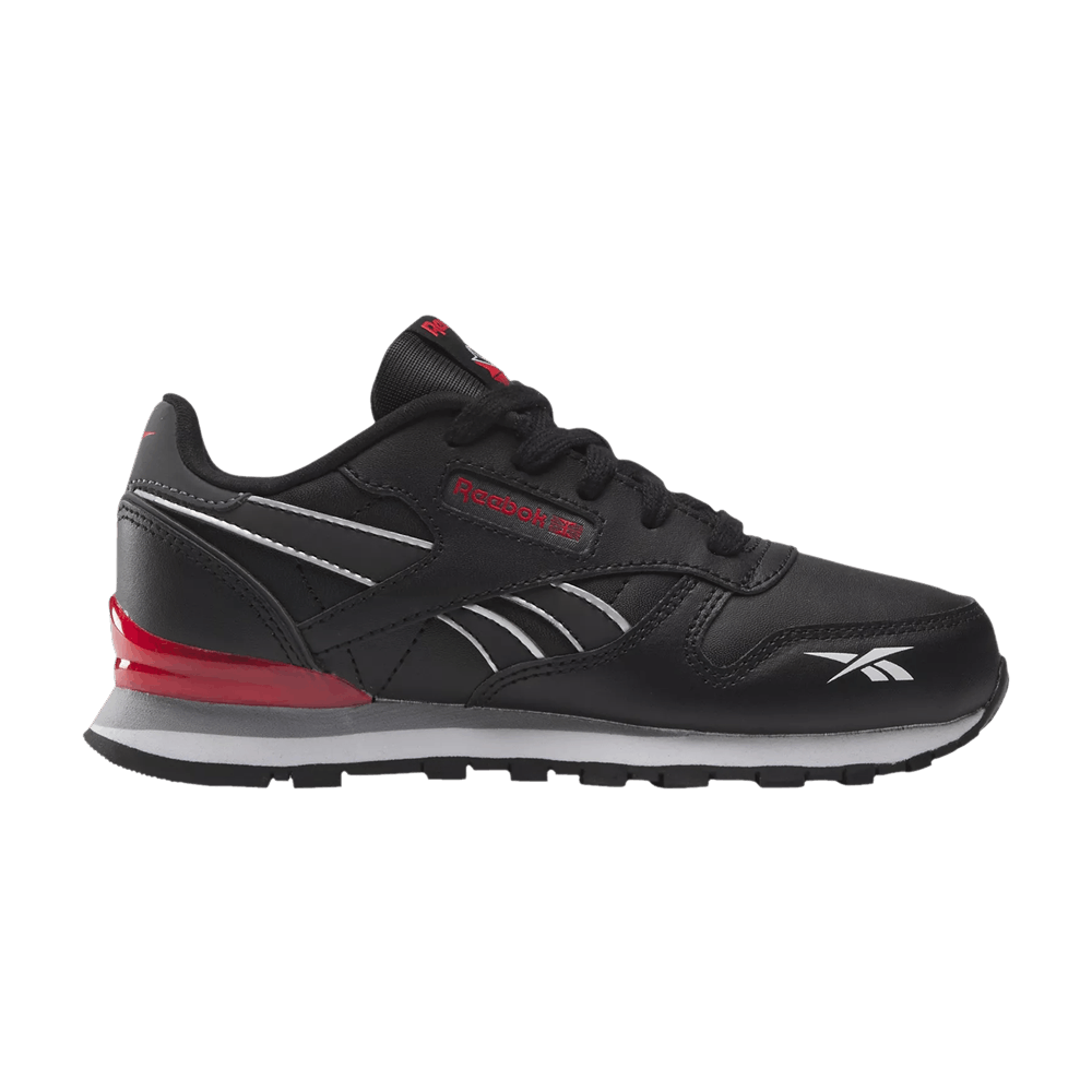 Кроссовки Reebok Classic Leather Step 'n' Flash Shoes Little Kid 'Black Vector Red'