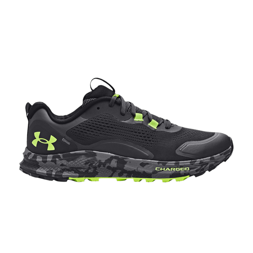 Кроссовки Under Armour Charged Bandit Trail 2 'Jet Grey Lime'