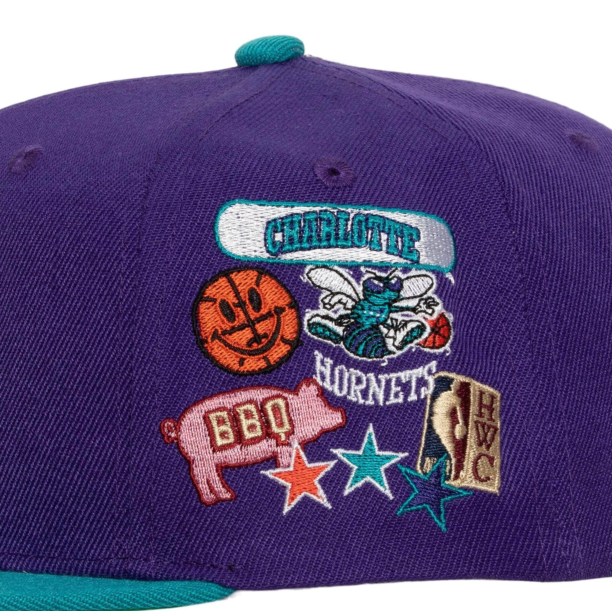 Mitchell-Ness-Patch-Overload-Snapback-HWC-Charlotte-Hornets-Hat-2