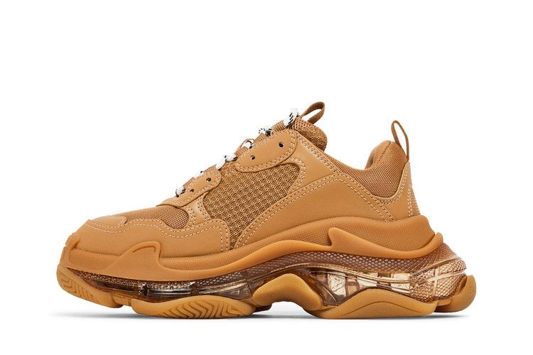 Кроссовки Balenciaga Wmns Triple S 'Clear Sole - Light Camel'