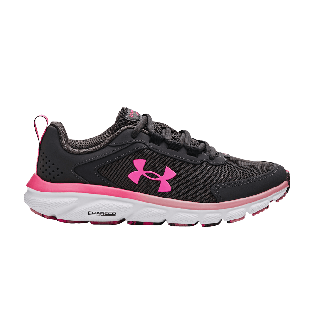 Кроссовки Under Armour Wmns Charged Assert 9 Marble 'Jet Grey Rebel Pink'