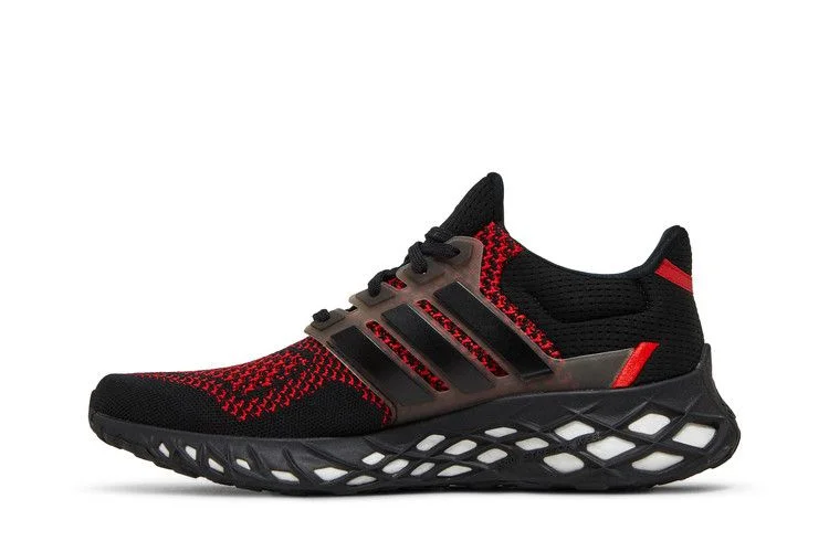 Кроссовки adidas UltraBoost Web DNA 'Black Vivid Red'