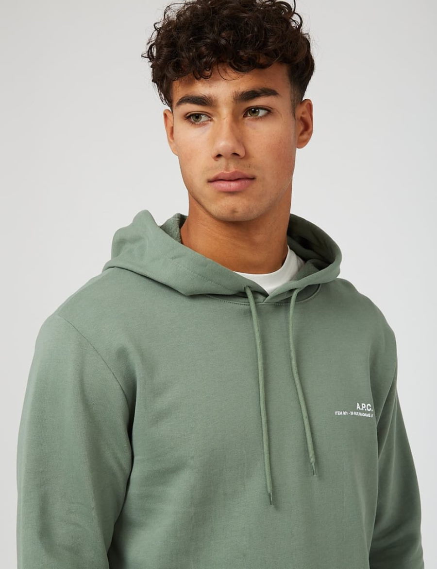 Худи A.P.C. Item Hoodie Green