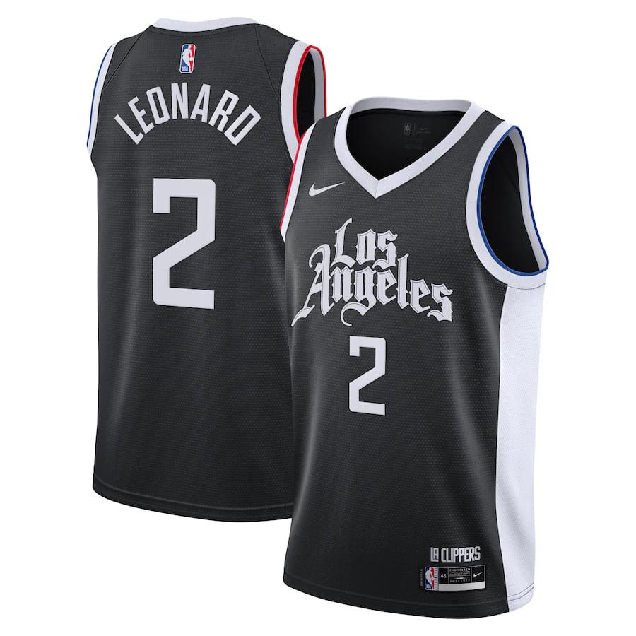 Баскетбольная джерси 2021-22 Los Angeles Clippers #Kawhi Leonard City Edition Swingman Jersey