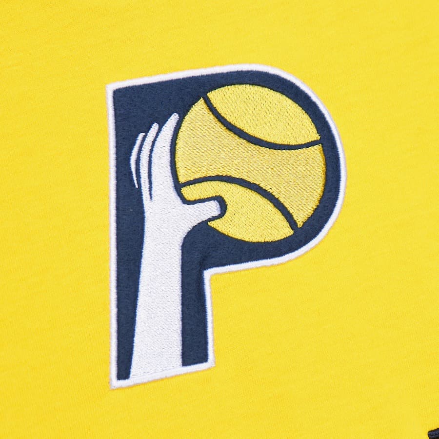 Футболка Mitchell & Ness Gold Indiana Pacers Team OG 3.0 Vintage T-Shirt
