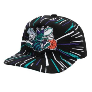 Mitchell-Ness-Burst-Deadstock-Snapback-HWC-Charlotte-Hornets-Hat-300x300