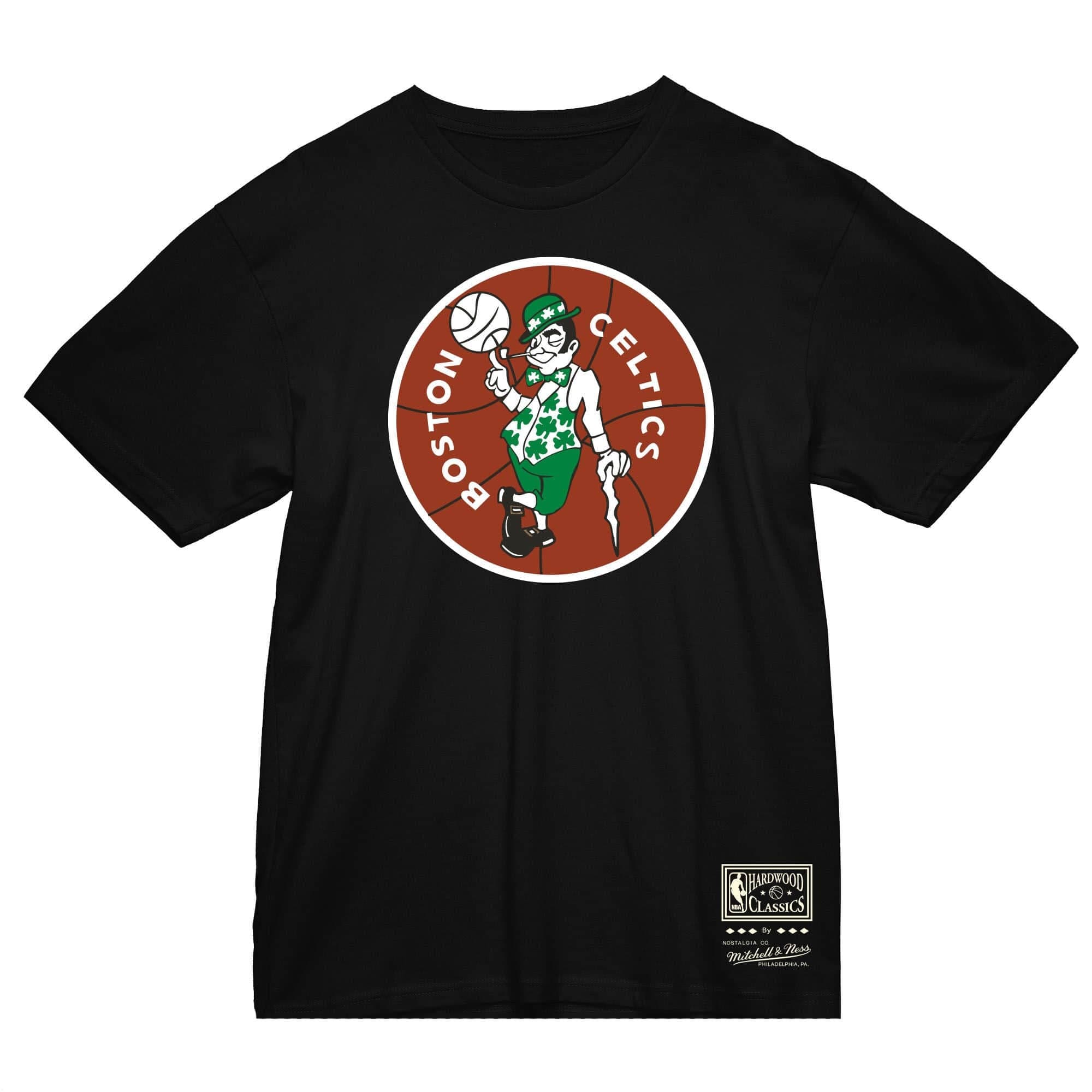 Футболка Mitchell & Ness Basic Logo 2 Boston Celtics Black T-Shirt