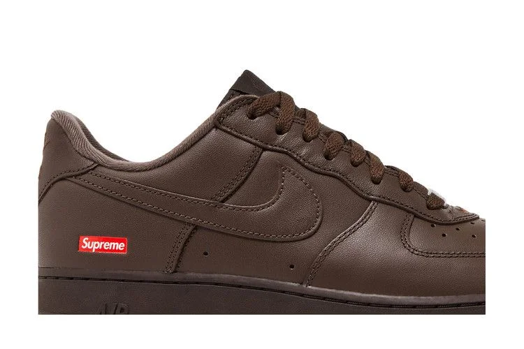 Кроссовки Supreme x Nike Air Force 1 Low 'Box Logo - Baroque Brown'