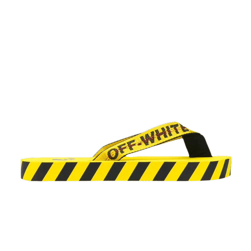 Кроссовки Off-White Flip Flops 'Graphic Print - Yellow'
