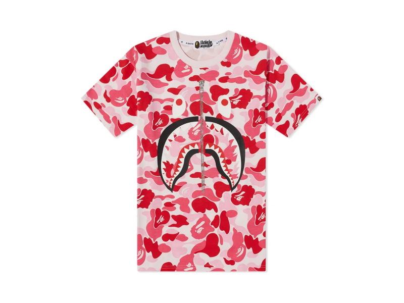 Футболка BAPE ABC Shark Tee Pink