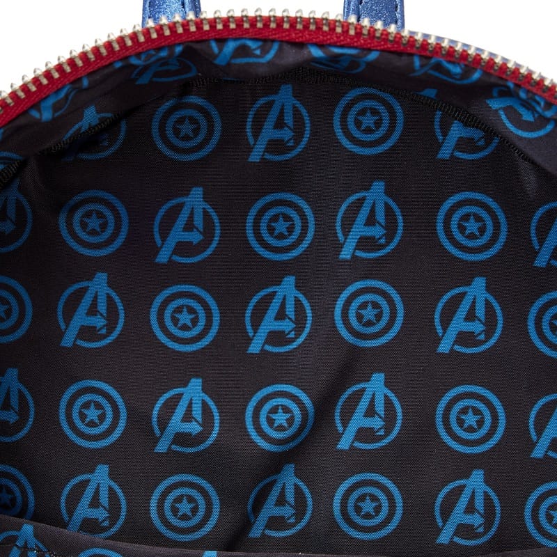 Рюкзак Marvel Metallic Captain America Cosplay Mini Backpack