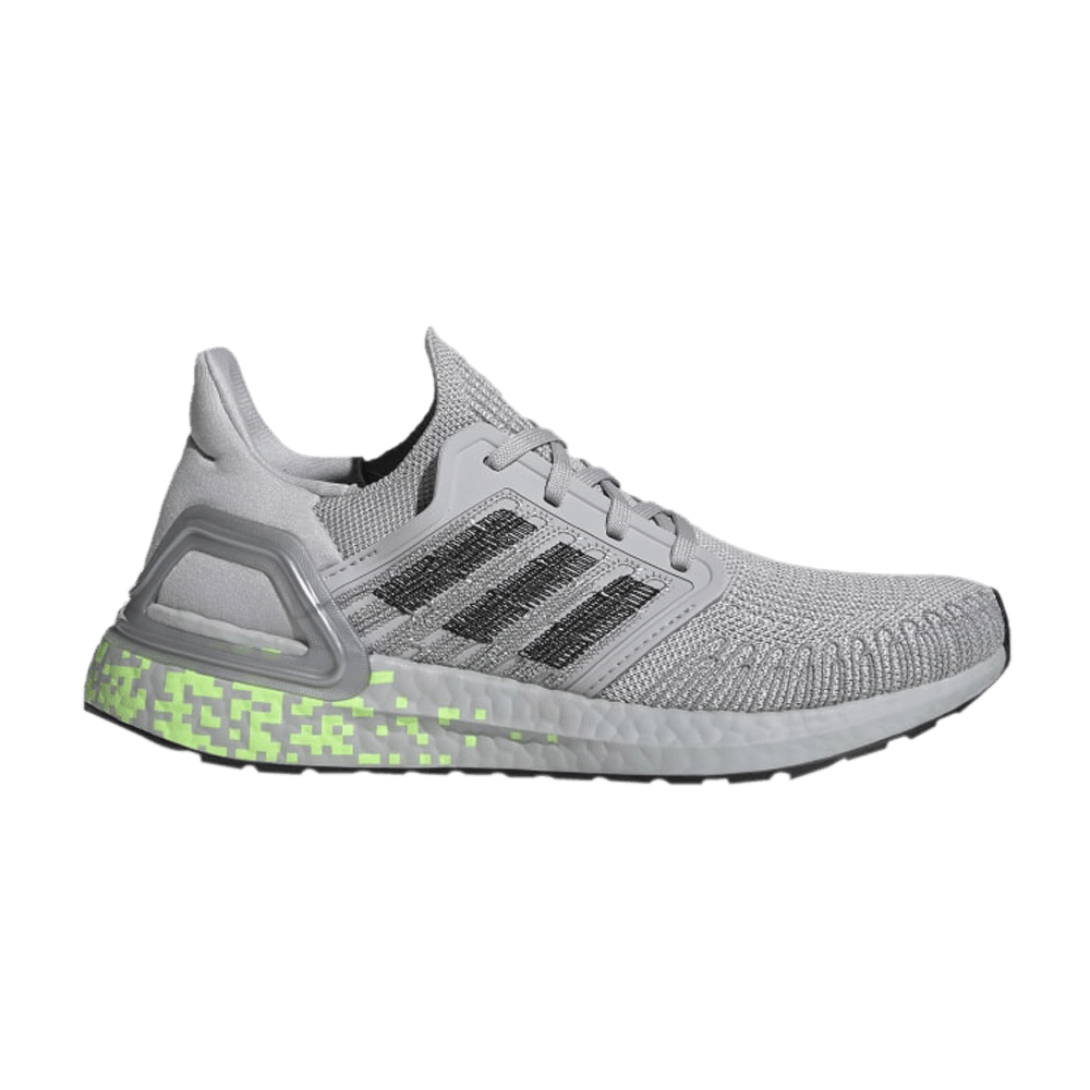 Кроссовки adidas Wmns UltraBoost 20 'Digital Pixel - Grey Signal Green'
