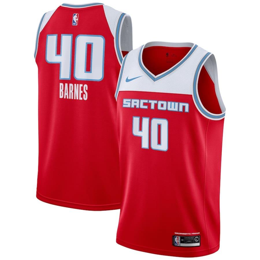 Баскетбольная джерси 2021-22 Sacramento Kings #40 Harrison Barnes City Edition Swingman Jersey