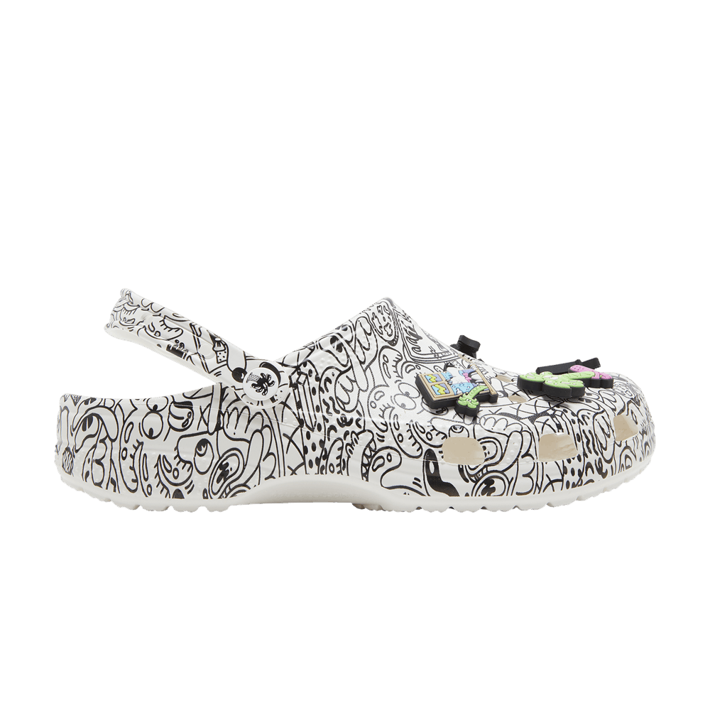 Кроссовки Crocs Steven Harrington x Classic Clog 'Quickstrike - White Black'