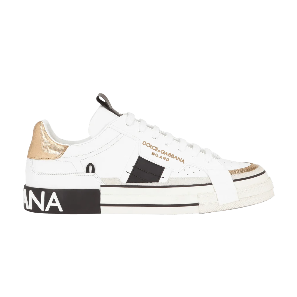 Krossovki-Dolce-Gabbana-Custom-2.Zero-Low-White-Gold