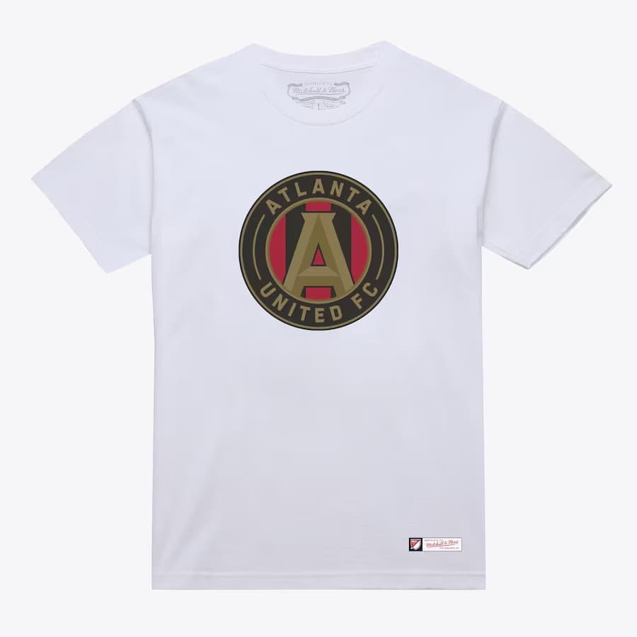 Футболка Mitchell & Ness White Atlanta United FC Branded Stamp T-Shirt
