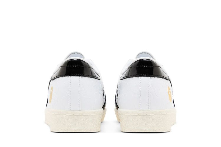 Кроссовки BAPE x adidas Superstar Vintage 'White Black'