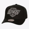Mitchell-Ness-Black-Los-Angeles-Kings-Team-Flip-Pro-Vintage-Snapback-Hat-100x100