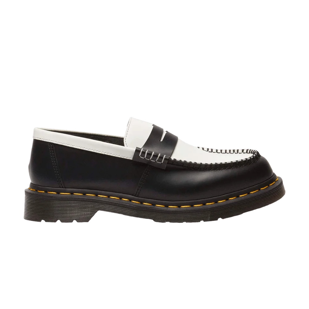 Krossovki-Dr.-Martens-Penton-Leather-Loafer-Black-White