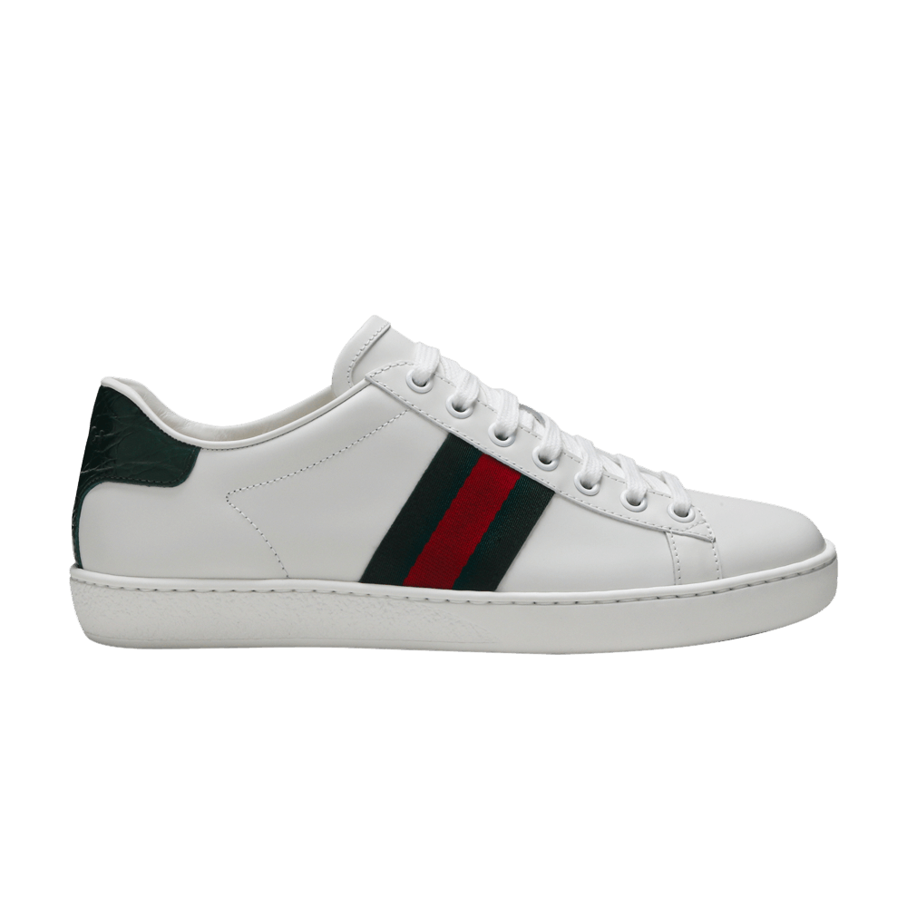 Кроссовки Gucci Wmns Ace 'Green Crocodile'