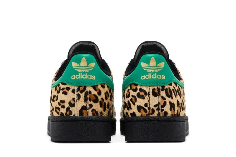 Кроссовки adidas Wmns Superstar 'Black Court Green Leopard'