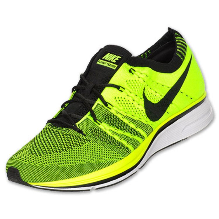 Кроссовки Nike Flyknit Trainer+ 'Volt Black'