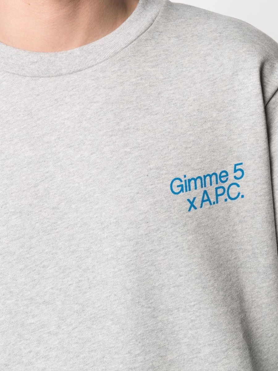 Свитшот A.P.C. Michele Sweatshirt Gray