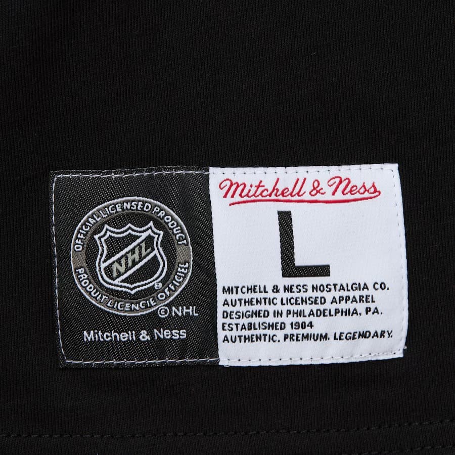 Футболка Mitchell & Ness Black Boston Bruins Team OG 2.0 Premium T-Shirt