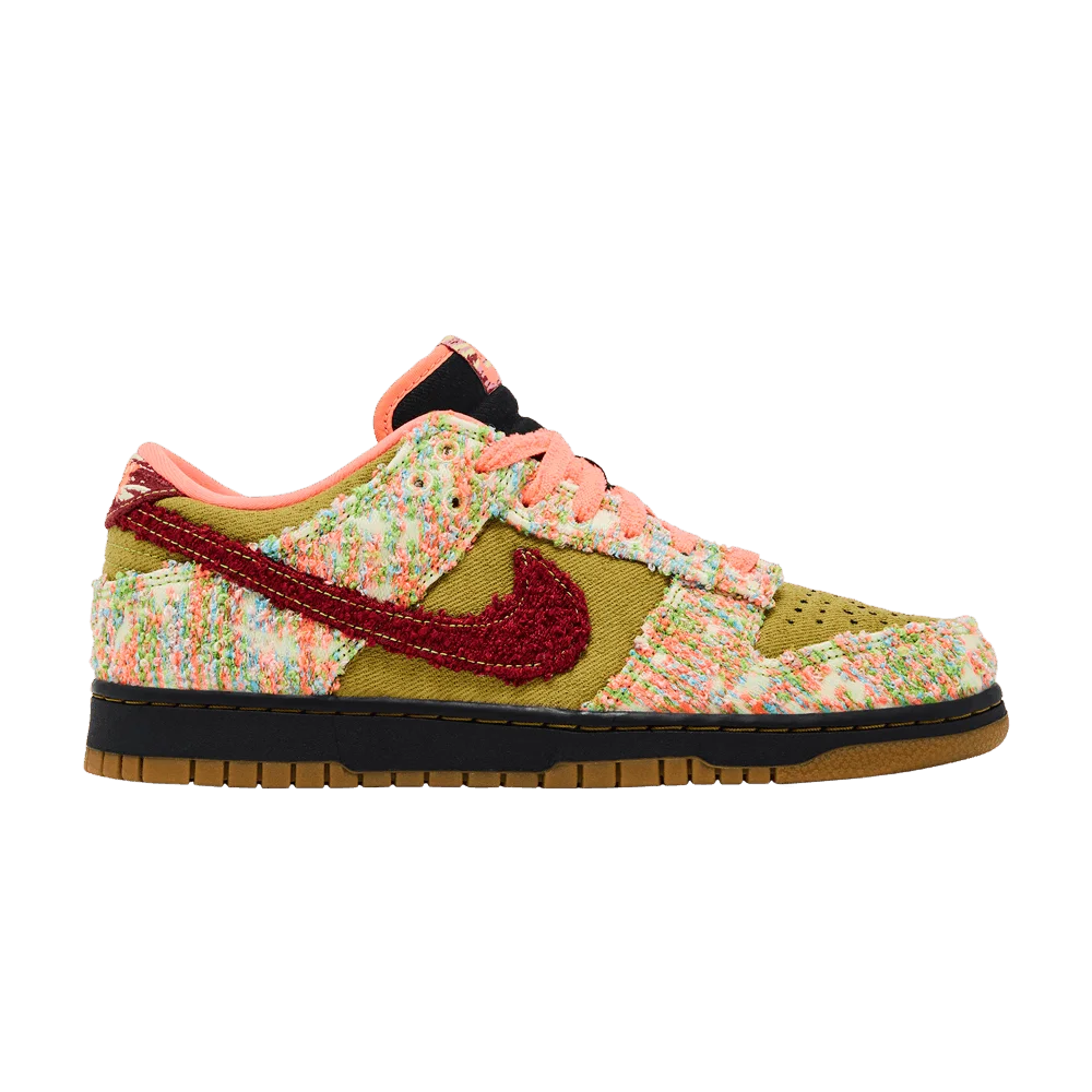 Krossovki-Nike-Dunk-Low-Panda-Monium-Pack-Green-Curry-Multi-Color